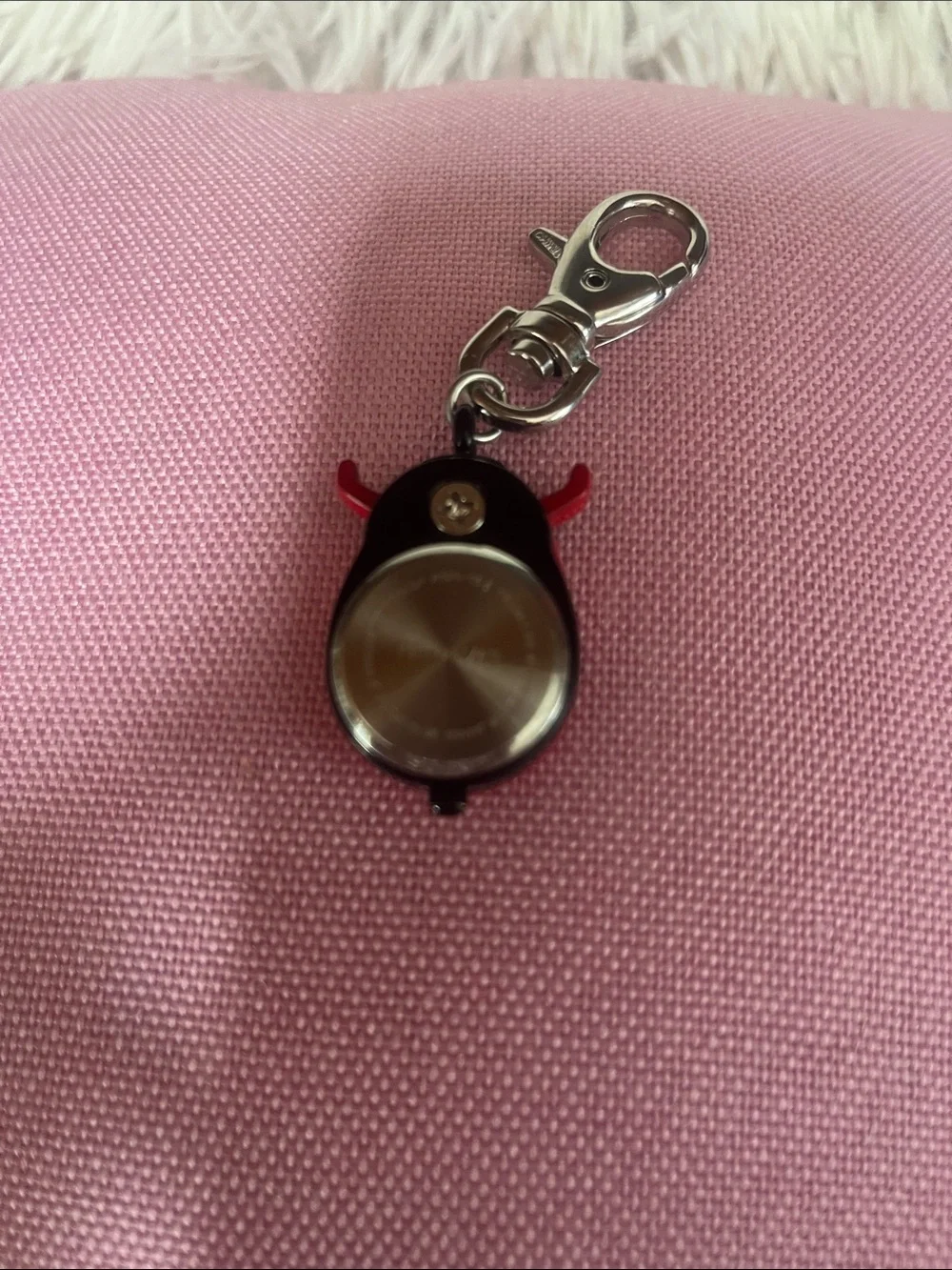 Ladybug Keychain Watch Charm - Red